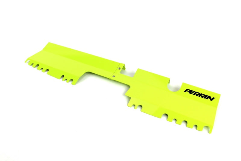 PERRIN 15-21 Subaru WRX/STI Radiator Shroud (Without OEM Intake Scoop) - Neon Yellow - PSP-ENG-512-2NY