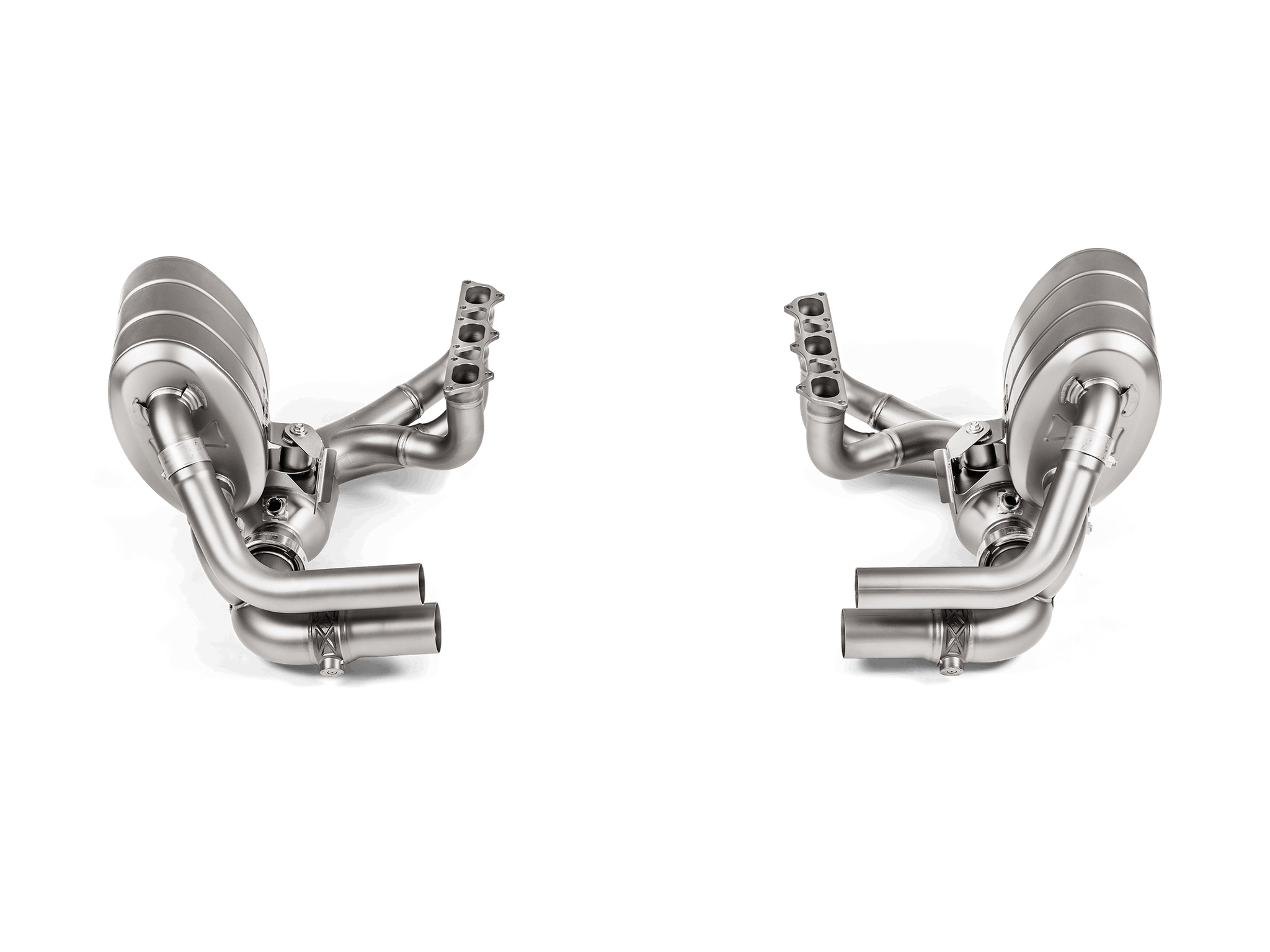 Akrapovic Evolution Header Set (Titanium) - Porsche 911 GT3 (991) 2017+ - E-PO/T/4 - Revzone