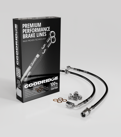 Goodridge 2004 Volkswagen R32 Stainless Steel Front Brake Lines - 39081F