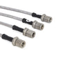 Goodridge 11/92-01 Subaru Impreza (2wd/4wd w/Rear Disc) Stainless Steel Brake Line Kit - 24212