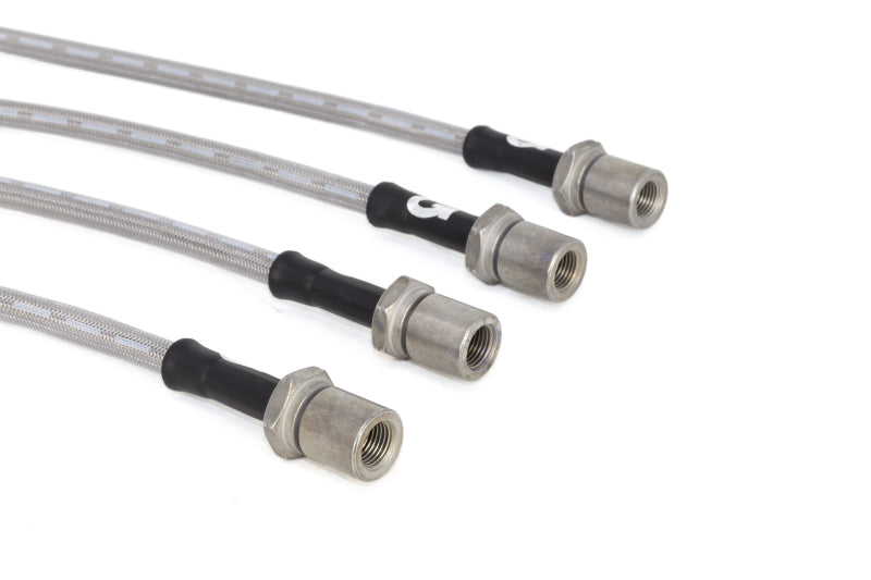 Goodridge 11/92-01 Subaru Impreza (2wd/4wd w/Rear Disc) Stainless Steel Brake Line Kit - 24212