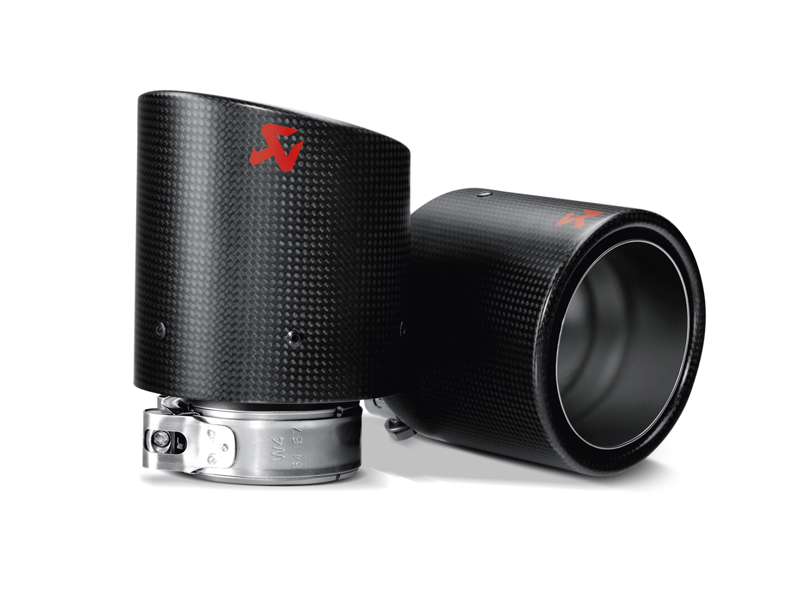Akrapovic Tail pipe set (Carbon) - Volkswagen Golf (VI) GTD 2009-2012 - TP-VWGMK6-CA - Revzone