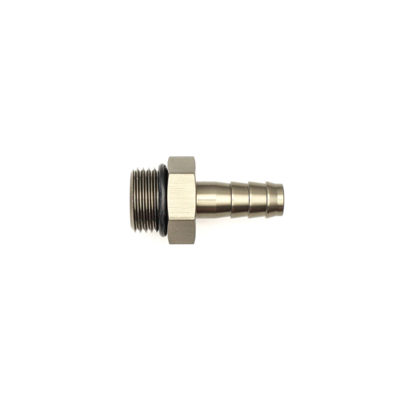DeatschWerks 8AN ORB Male To 3/8in. Male Triple Barb Fitting (Incl. O-Ring) - 6-02-0507