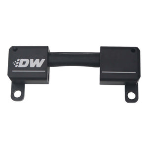 DeatschWerks High Flow Ethanol Sensor Adapter - 10AN ORB to 10AN ORB - Anodized Matte Black - 6-03-0702