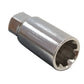 NRG Lug Nut Lock Key Socket Silver - For Use w/ LN-LS500 Style Lug Nuts - LN-KLS500
