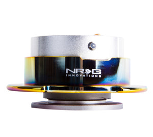 NRG Quick Release Gen 2.5 - Silver Body / Neochrome Ring - SRK-250SL/MC