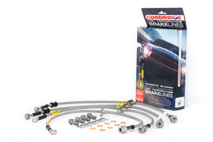 Goodridge 17-21 Honda Civic Hatchback Stainless Steel Brake Line Kit - 20041