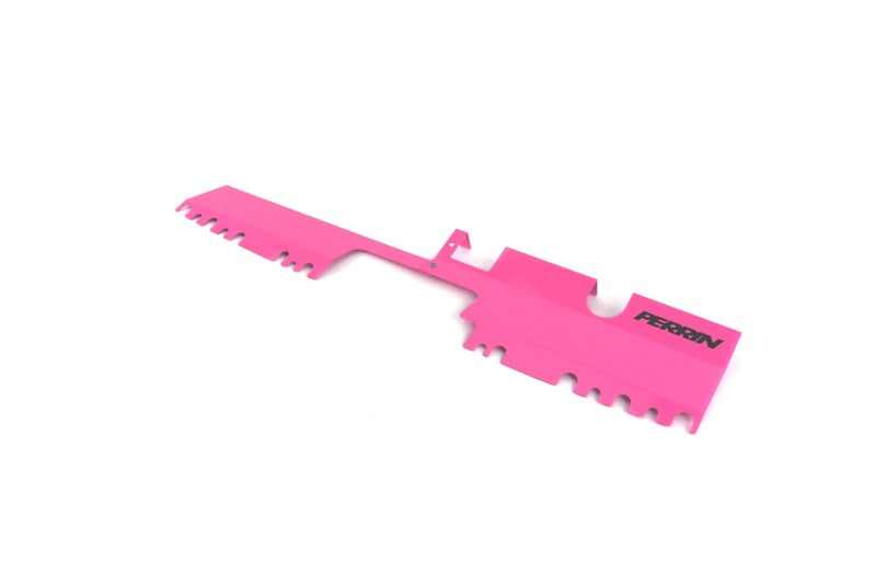 PERRIN 15-21 Subaru WRX/STI Radiator Shroud (With OEM Intake Scoop) - Hyper Pink - PSP-ENG-512-4HP