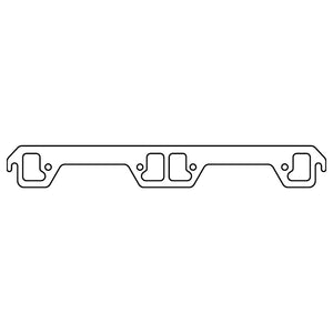 Cometic AMC 304-401 V8 .043in Copper Exhaust Manifold Gasket Set - Dogleg Ports - C5161