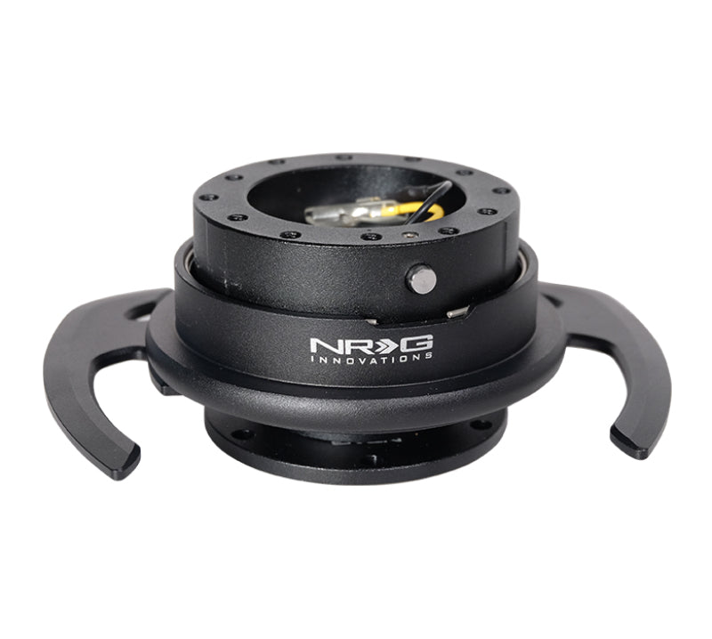 NRG Quick Release Kit Gen 4.0 - Black Body / Black Ring w/ Handles - SRK-700BK