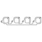 Cometic Ford 335 Series V8 .064in AM Exhaust Manifold Gasket Set - 4BBL Heads - C15104