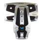NRG Brushed Aluminum Sport Pedal A/T - Silver w/Black Rubber Inserts - PDL-250SL