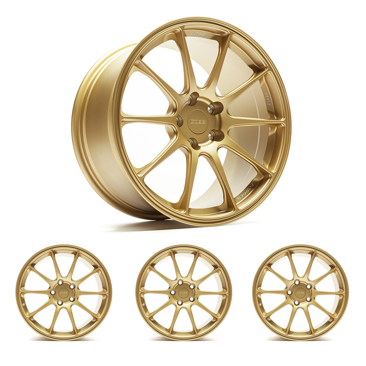 Titan7 T-R10 COBB Edition 18" x 9.5" Cyber Gold Wheels - Revzone