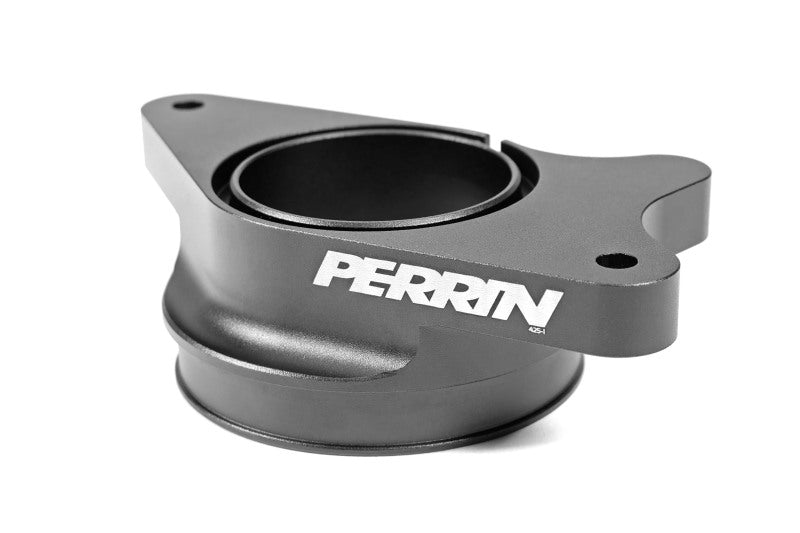 PERRIN 22-24 Subaru WRX / 20-25 LGT & OBXT Turbo Inlet Hose w/Turbo Adapter Flange (Short) - Black - PSP-INT-426BK