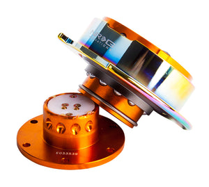 NRG Quick Release Gen 2.5 - Rose Gold Body / Neochrome Ring - SRK-250RG/MC