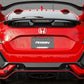 PERRIN 17-21 Honda Civic Si/Type R/Touring/Hatchback Tow Hook Kit Rear - Gloss Black - PHP-BDY-251GBK