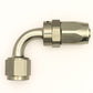 DeatschWerks 8AN Female Swivel 90-Degree Hose End CPE - 6-02-0807