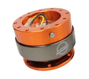 NRG Quick Release Gen 2.0 - Orange Body / Titanium Chrome Ring - SRK-200OR