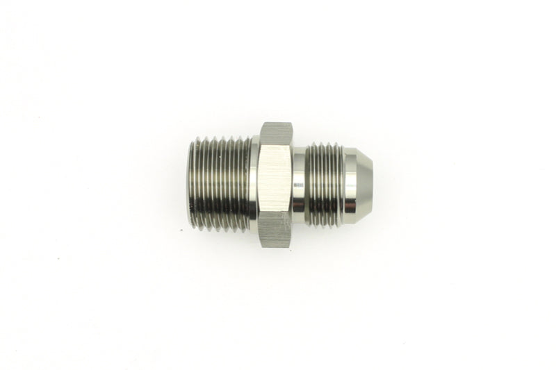 DeatschWerks 8AN Male Flare To 1/2in. Male NPT Adapter - 6-02-0906