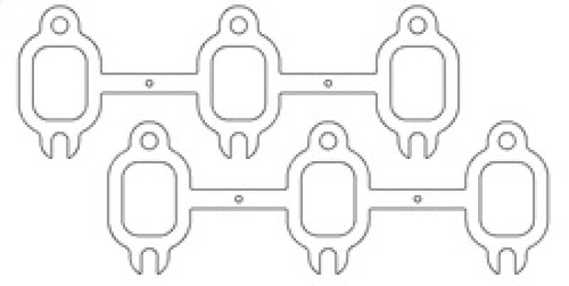 Cometic Dodge Cummins 5.9L 12v .040in MLS 3 Port Exhaust Gaskets - C5725-040