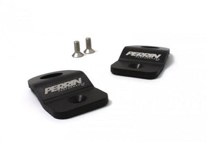 PERRIN 08-21 Subaru WRX / STI Upper Radiator Bracket Set - Black - PSP-ENG-521BK