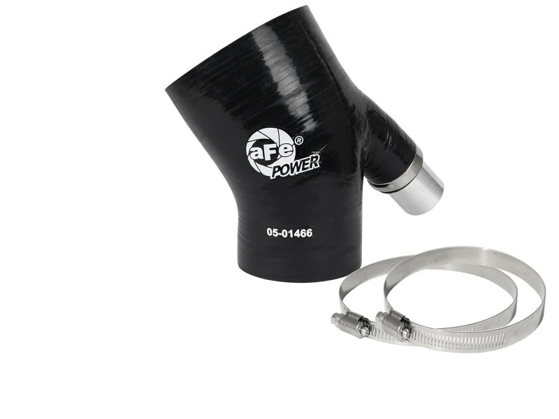 aFe MagnumFORCE Coupling Kit 3in ID x 2/14in x 35deg Elbow Reducing Coupler w. Vent - Black - 59-00107