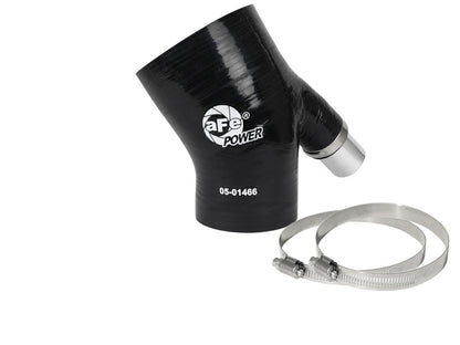 aFe MagnumFORCE Coupling Kit 3in ID x 2/14in x 35deg Elbow Reducing Coupler w. Vent - Black - 59-00107