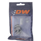 DeatschWerks 8AN ORB Male to M18 X 1.5 Metric Male (Incl O-Ring and Washer) - Anodized Matte Black - 6-02-0612-B
