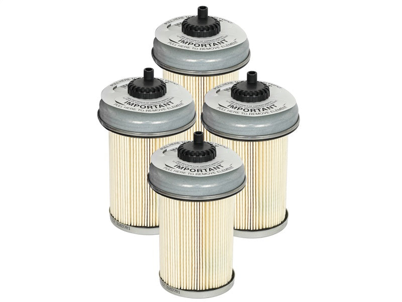 aFe ProGuard D2 Fluid Filters Fuel F/F FUEL GM Diesel Trucks 92-00 V8- 6.2L 6.5L (td) - 4 Pack - 44-FF001-MB