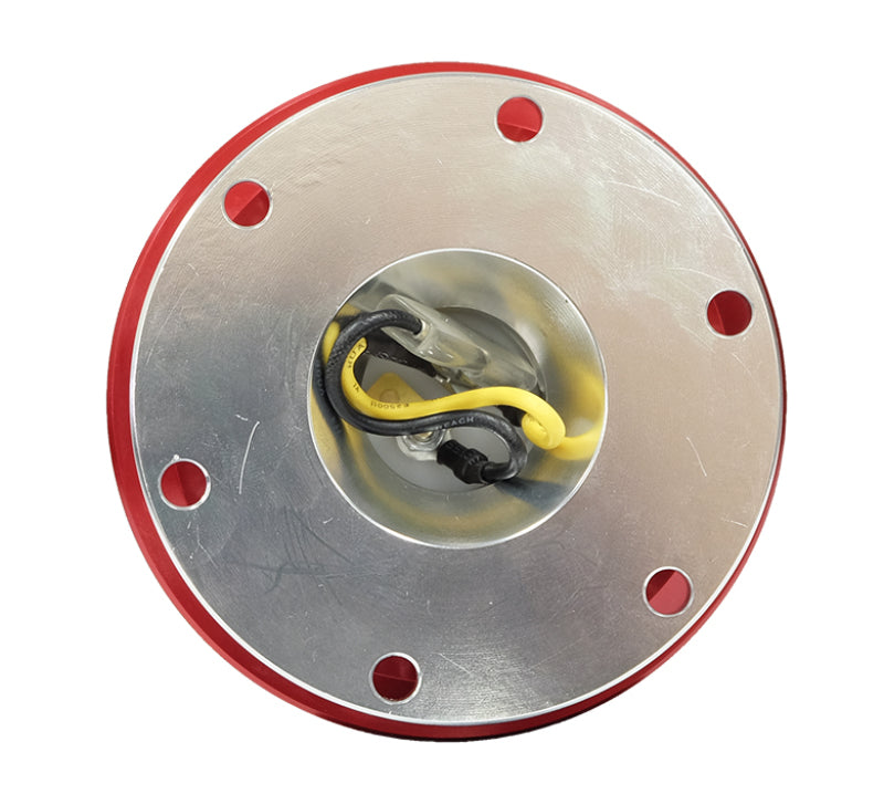 NRG Quick Release - Silver Body/ Red Chrome Ring - SRK-100RD