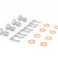 Goodridge 06-11 Honda Civic (Rear Disc Models) Stainless Steel Brake Line Kit - 20024