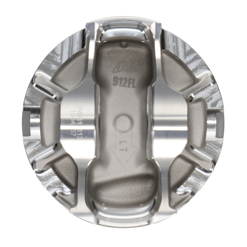 JE Pistons LS Asym Dome 3.9in Stroke 4.125 Bore 5.7 Dome Volume - Set of 8 - 324017