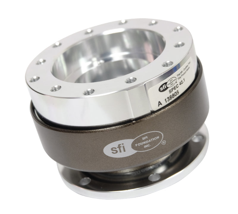 NRG Quick Release Gen 2.0 - Silver Body / Chrome Ring SFI Spec 42.1 - SRK-200-1SL