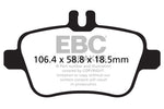 EBC 13+ Mercedes-Benz CLA250 2.0 Turbo Ultimax2 Rear Brake Pads - UD1646