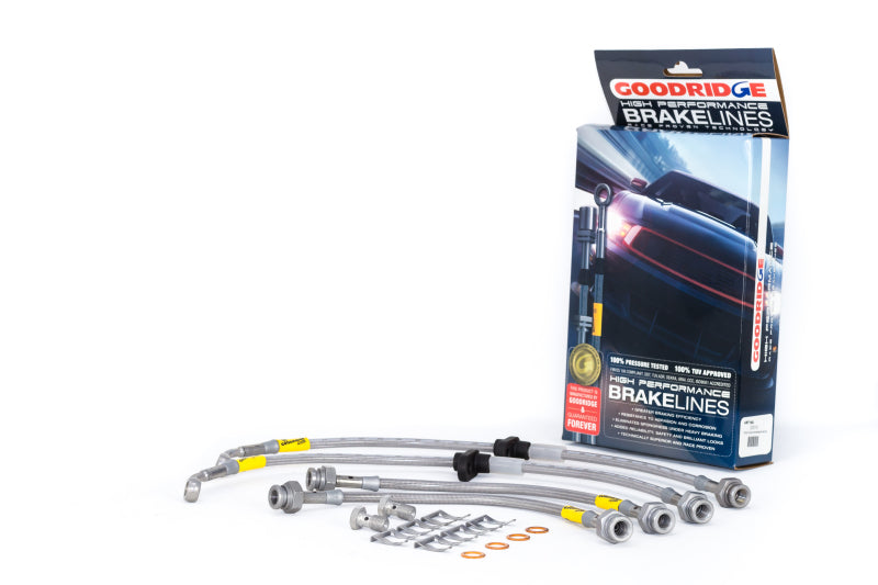 Goodridge 96-00 Honda Civic CX/DX/HX w/ Small Front Rotors SS Brake Lines - 20019