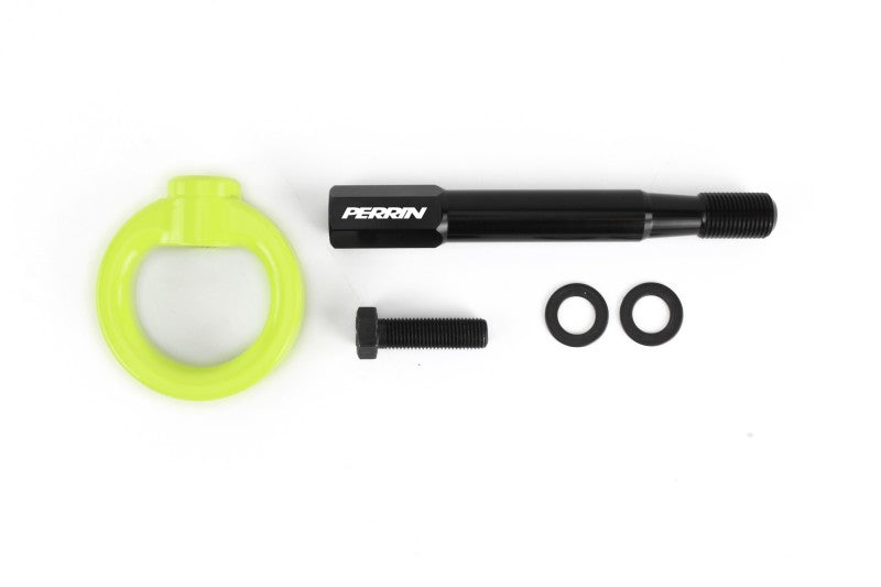 PERRIN 15-21 Subaru WRX/STI Tow Hook Kit (Rear) - Neon Yellow - PSP-BDY-252NY