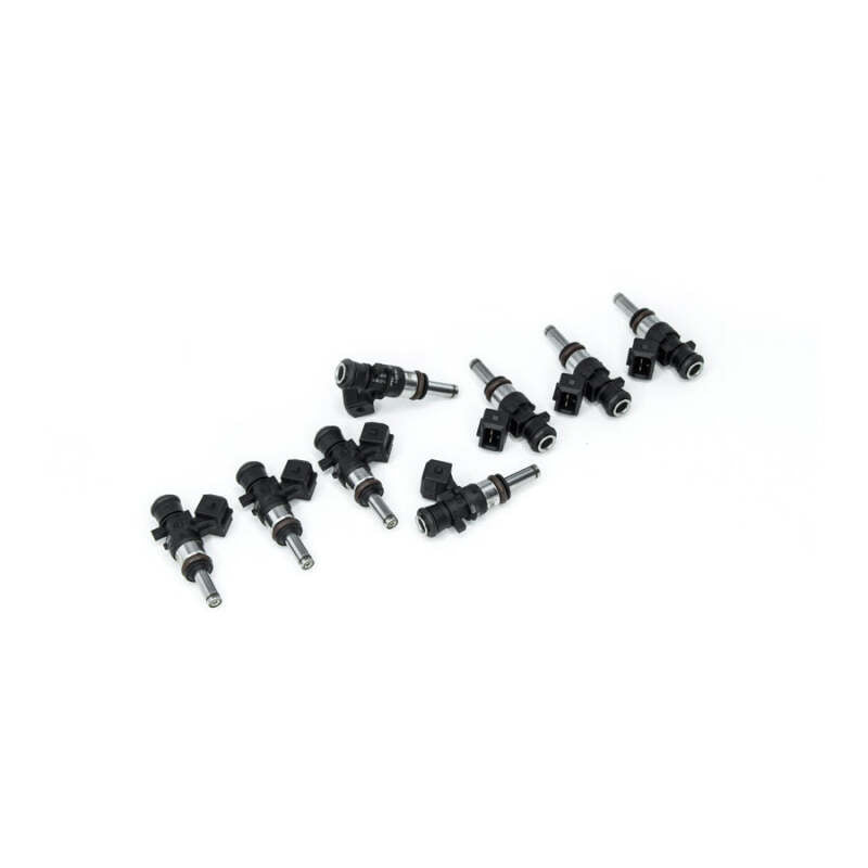 Deatschwerks Bosch EV14 Universal 40mm Compact Matched Set of 8 Injectors 750cc (Extended Nozzle) - 16MX-00-0750-8