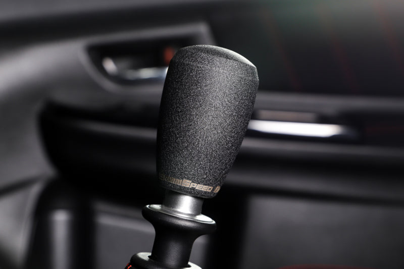 GrimmSpeed Shift Knob Stainless Steel - Subaru 5 Speed and 6 Speed Manual Transmission - Black - 380001