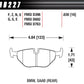Hawk BMW 3/5/7 Series / M3 / Z3 / Z4  Race Blue 9012 Rear Brake Pads - HB227E.630