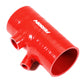 PERRIN 22-24 Subaru WRX / 20-25 LGT & OBXT Turbo Inlet Hose w/Turbo Adapter Flange (Short) - Red - PSP-INT-426RD