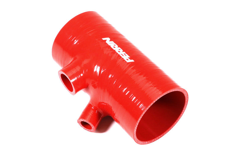 PERRIN 22-24 Subaru WRX / 20-25 LGT & OBXT Turbo Inlet Hose w/Turbo Adapter Flange (Short) - Red - PSP-INT-426RD