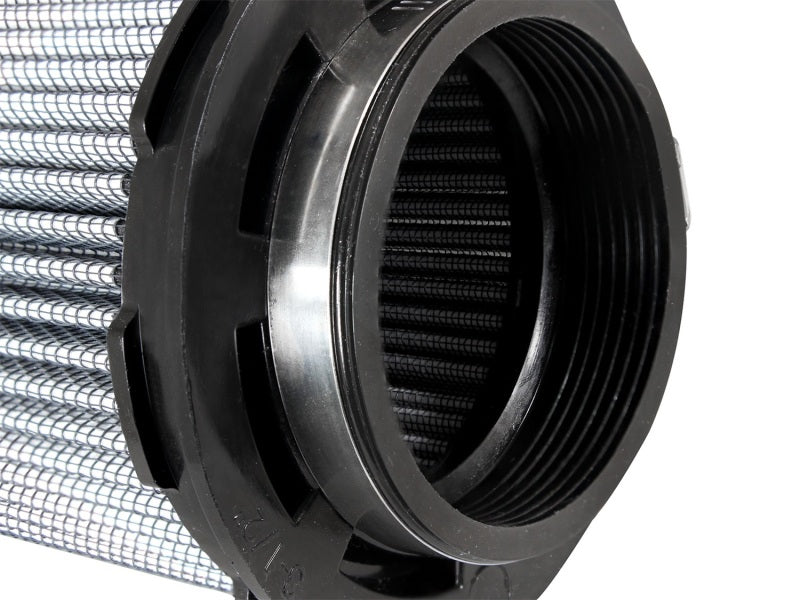 aFe MagnumFLOW Pro DRY S Universal Air Filter 3.5in. F / 5in. B mtm2 / 4.5in. inv T / 7.5in. H - 21-91103