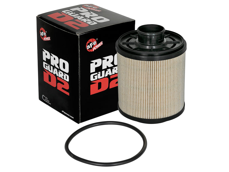 aFe Pro GUARD D2 Fuel Filter 11-17 Ford Diesel Trucks V8 6.7L (td) (4 Pack) - 44-FF014E-MB