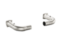Akrapovic Link-Pipe Set w/o Cat (Titanium) - Porsche 911 Turbo/Turbo S (991) 2015+ - L-PO991T/2 - Revzone