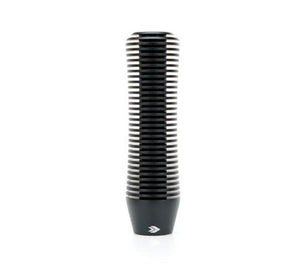 NRG Shift Knob Heat Sink Curvy Short Black - SK-700BK