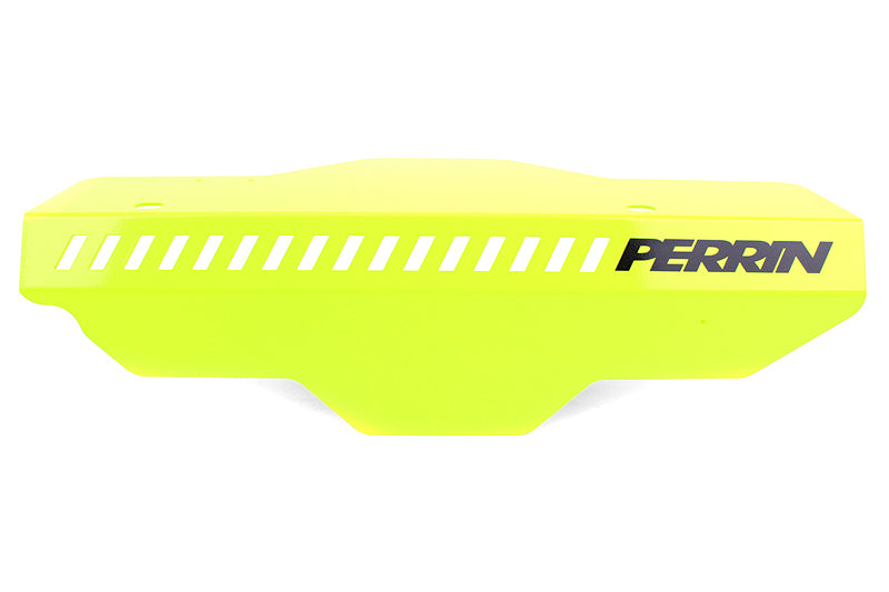 PERRIN 02-14 Subaru WRX / 04-21 STI / 08-11 Impreza Pulley Cover - Neon Yellow - PSP-ENG-150NY