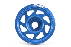 PERRIN 93-14 Subaru Impreza (Incl. 02-14 WRX) / 04-21 STI (w/o AC) Lightened Crank Pulley - Blue - PSP-ENG-102BL