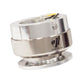 NRG Quick Release Gen 2.0 - Silver Shiny Body / Brushed Silver Ring - SRK-200SSL