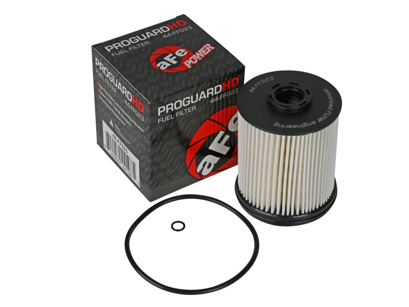 aFe ProGuard D2 Fuel Filter; GM Diesel Trucks 17-21; V8 6.6L L5P - 4 Pack - 44-FF023-MB