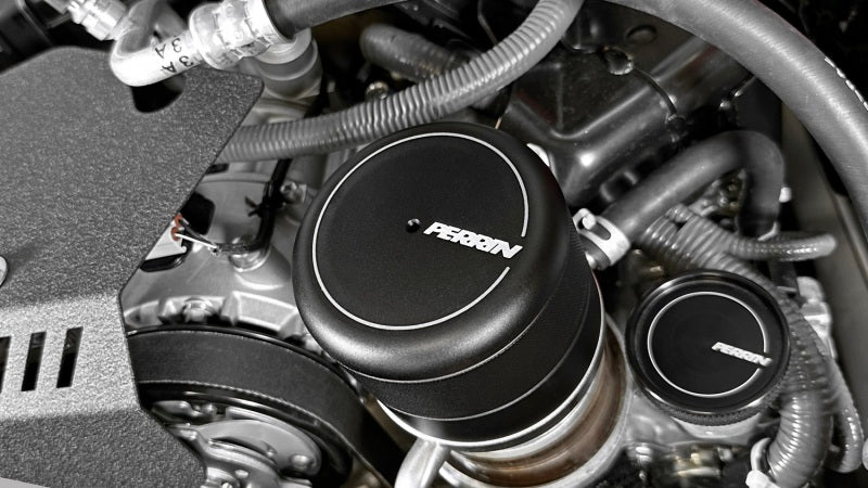 PERRIN 15-25 Subaru WRX & 13-25 BRZ/FR-S/86/GR86 Oil Filter Cover - Black - PSP-ENG-716BK